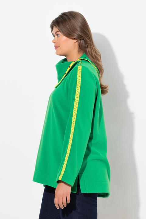 Produktbild Laurasøn Fleece Sweatshirt, grosser Kragen, Langarm (56)