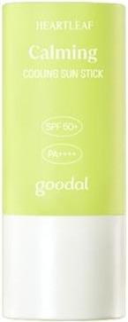 Actual product image Goodal Heartleaf Calming Cooling Sun Stick 19g SPF50+ PA++++ Free Gift (Suntan cream, SPF 50+, 19 g)