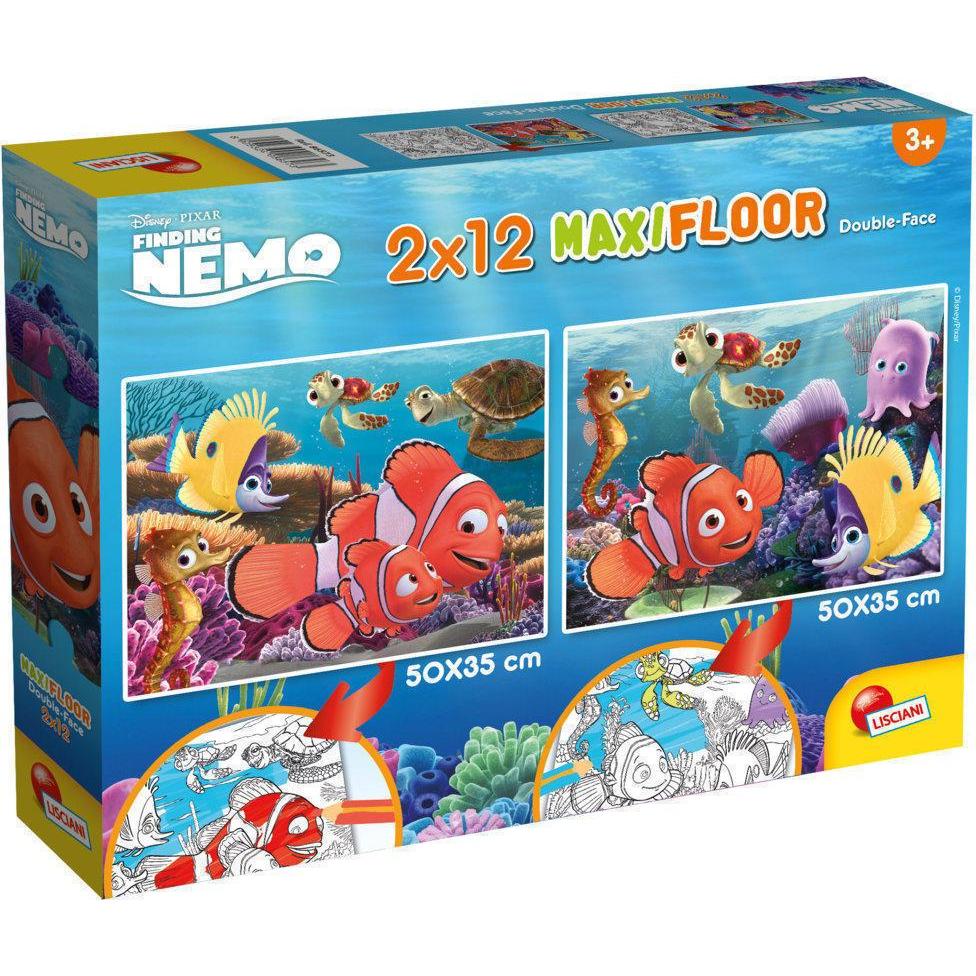 Lisciani Doppelseitige Gehrungssäge Supermaxi 2x12el. 50x35cm Nemo. 86573 Blätter (12 Teile)