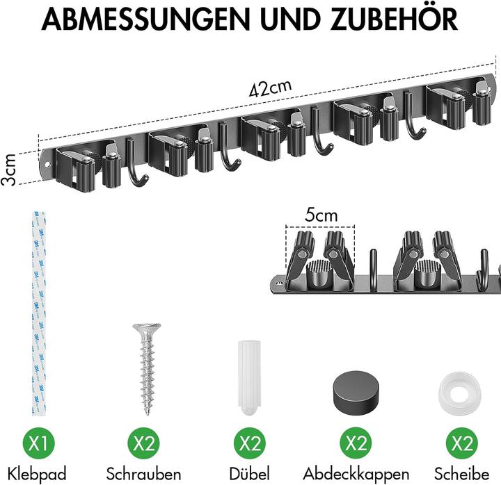 Actual product image Radikor Besenhalterung
