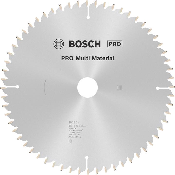 Produktbild Bosch Professional Zubehör PRO Multi Material Kreissägeblatt, 254 x 3,2 x 30 mm