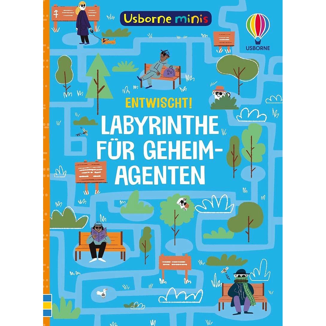 Usborne Minis: Entwischt! Labyrinthe für Geheimagenten, Kinderbücher