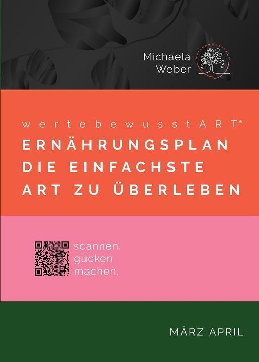 Immagine prodotto wertebewusstART® Ernährungsplan (Tedesco, Michaela Weber, 2023)