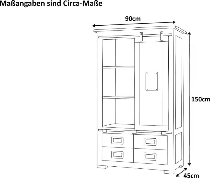 Immagine prodotto SAM Libro (90 x 45 x 150 cm)
