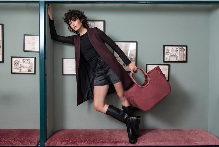 Produktbild reisenthel loopshopper L twist maroon