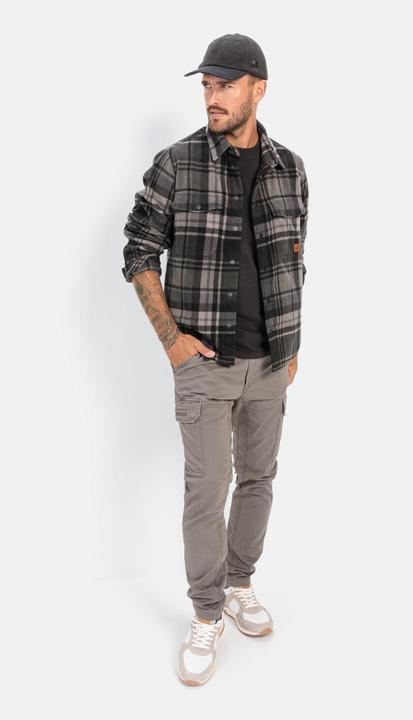 Actual product image Camel Active Checked pattern overshirt (L)