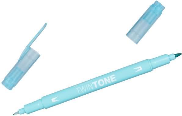 Image du produit Tombow Feutres de coloriage Twintone (74, Bleu aqua, 1 x)