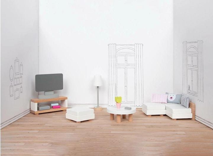 Produktbild Goki Wohnzimmerausstattung für das Puppenhaus