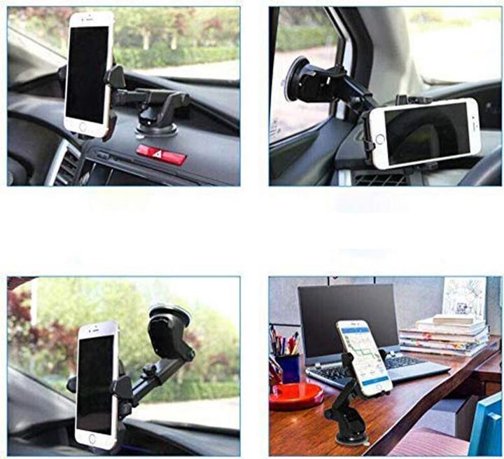 Image du produit PhoneLook Support de téléphone extensible avec rotation à 360° et technologie Quick One Touch