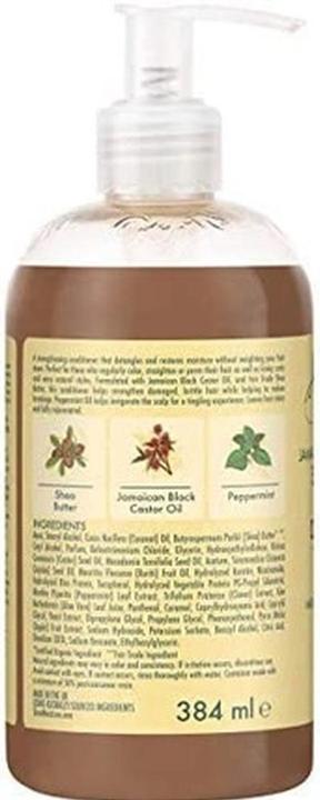 Actual product image Shea Moisture Jamaican Black Castor Oil Strengthen & Restore Conditioner with Shea Butter, Peppermin (384 ml)