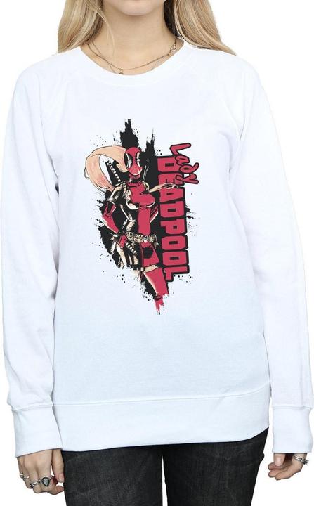 Actual product image Womens/Ladies Deadpool Lady Deadpool Sweatshirt (M)