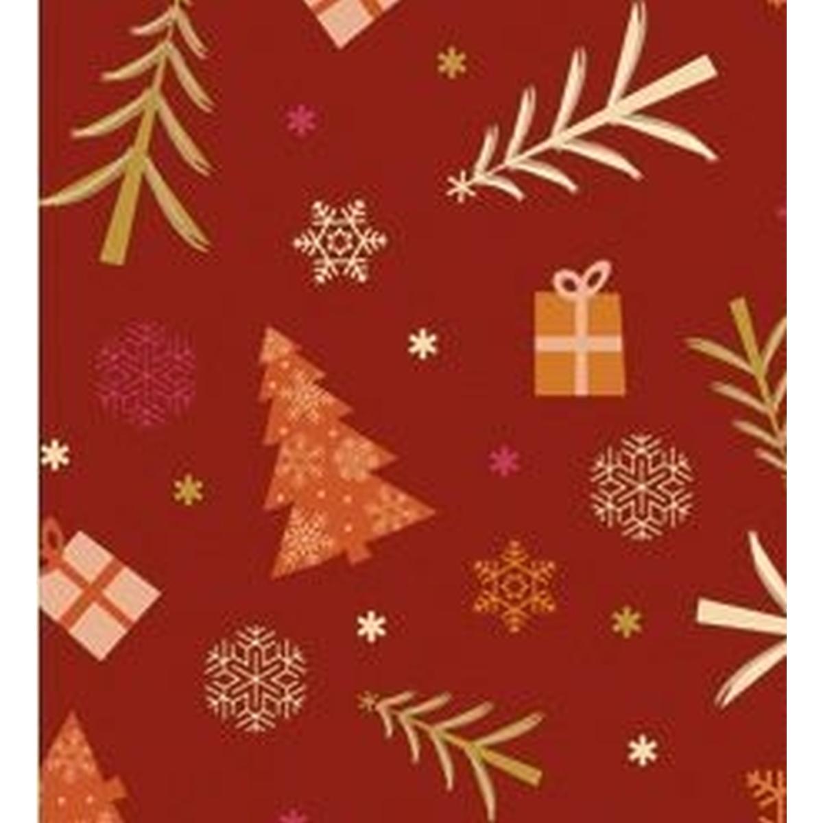 Ursus, Bastelpapier, Transparentpapier 115 g/qm A4 VE=25 Blatt Winterzauber orange/rot Motiv 5 (115 g/m², 25 x)