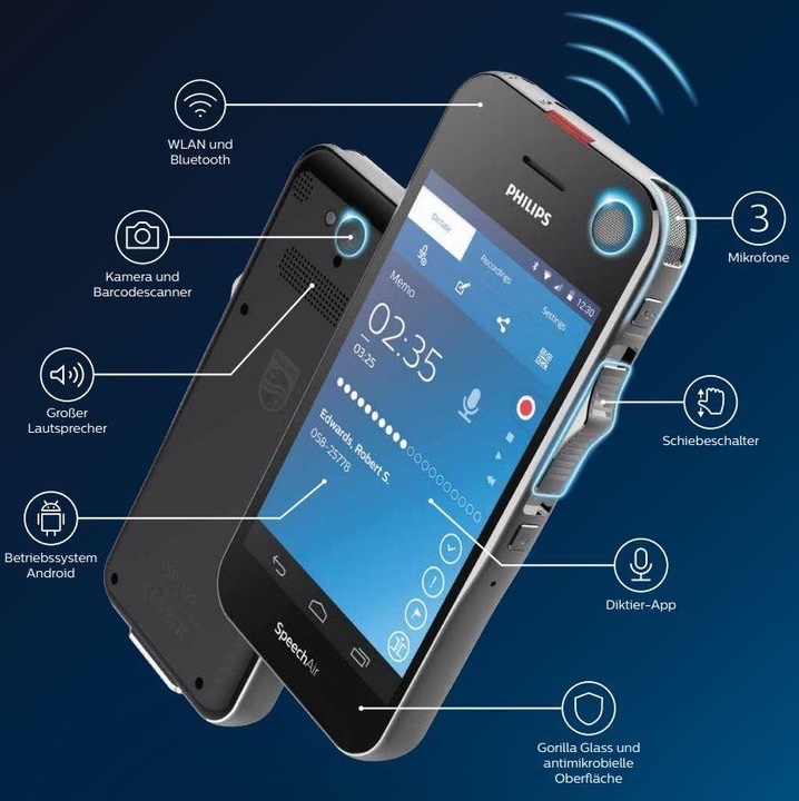 Produktbild Philips SpeechAir PSP1100 (16 GB)