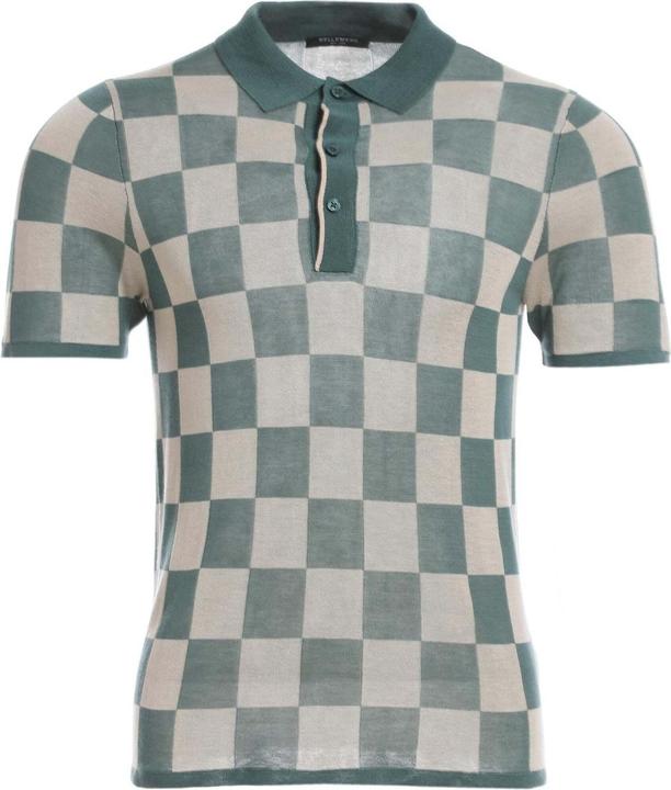Produktbild Bellemere T-Shirt Checkered Tencel Polo (S)