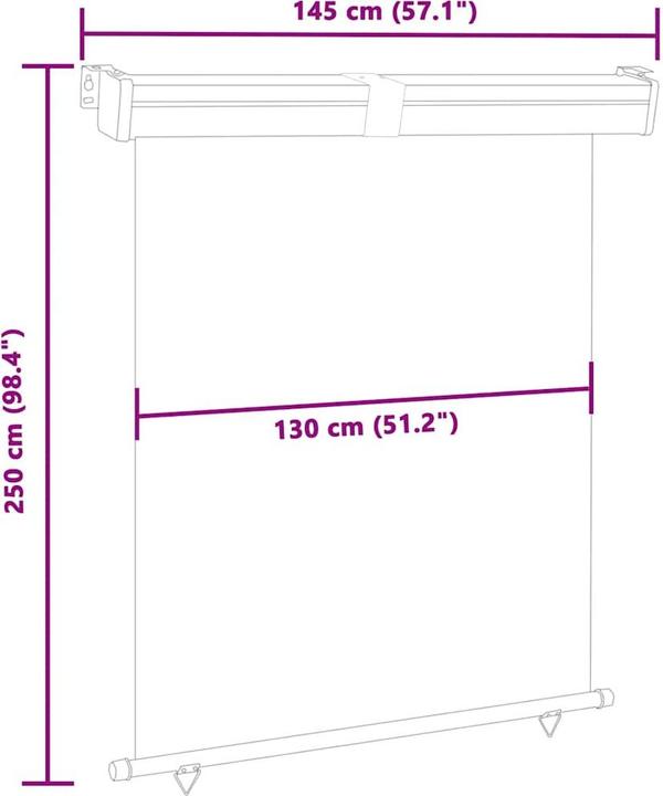 Image du produit VidaXL Auvent latéral (1.20 m)