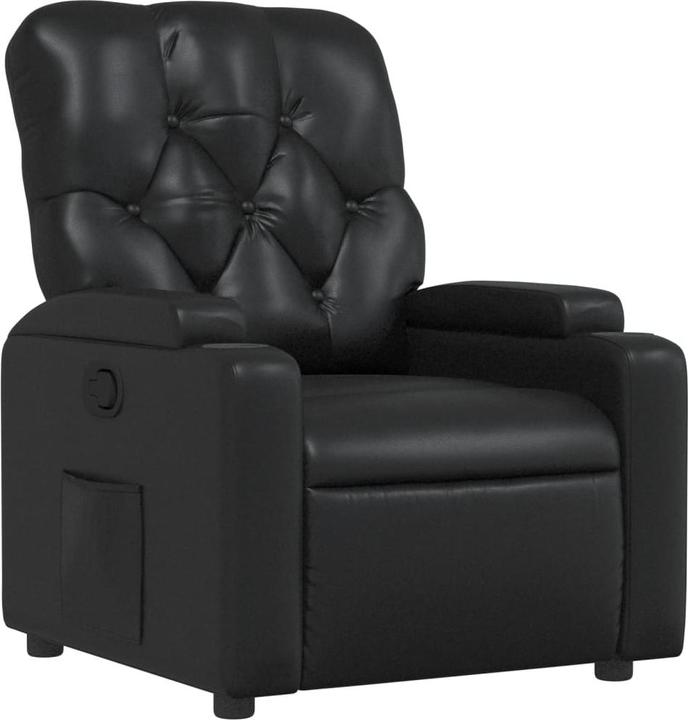 Produktbild VidaXL Relaxsessel Schwarz Kunstleder,Farbe: Schwarz,Material