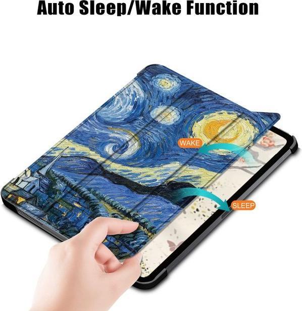 Produktbild MU Style Dreifach faltbare Hülle mit Muster (IPad Air (2022))