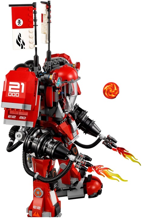 Actual product image LEGO Ninjago Movie Kai's Fire-Mech (70615, LEGO Ninjago)