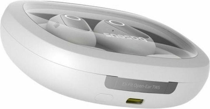 Actual product image Baseus Eli Fit Open- Ear Headset Drahtlose Konnektivität/Musik USB Typ-C Bluetooth Weiss (7.50 h, Wireless)