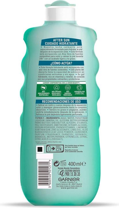 Produktbild Garnier Aftersun, 1er Pack (1 x 0.4 kg) (400 ml, After Sun Lotion)