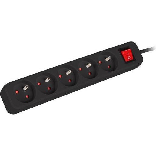 Lanberg, Steckdosenleiste, PS1-05E-0150-BK 1.5M Bla (5 x, 1.50 m)