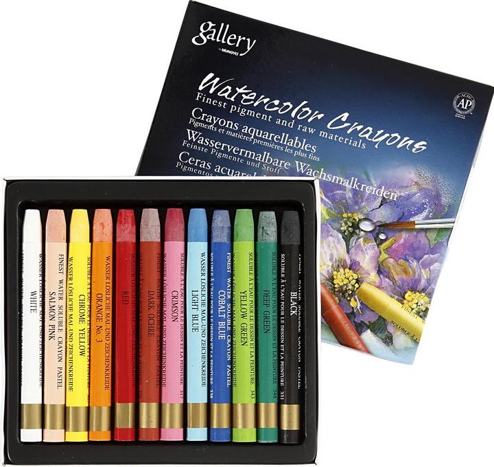 Produktbild Mungo Watercolor Crayons (12x)