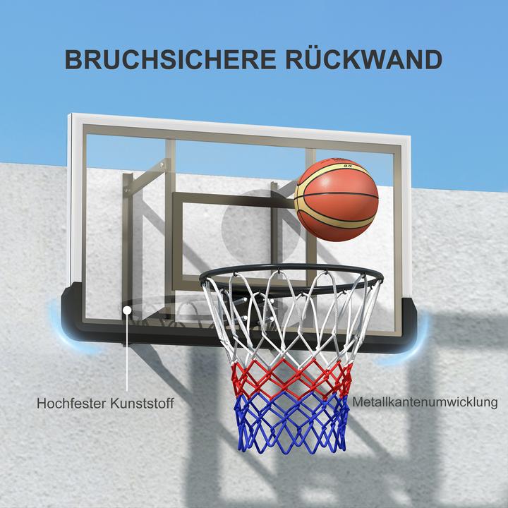 Produktbild SportNow Basketballkorb Stahl, Kunststoff Schwarz