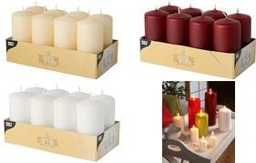 Actual product image Papstar Stumpenkerzen (8 pcs.)