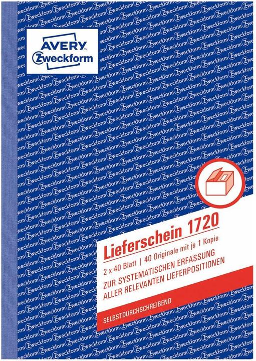 Produktbild Avery Lieferschein (40 x)