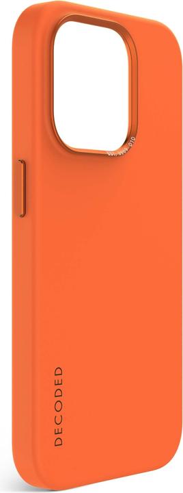 Actual product image Decoded AntiMicrobial Silicone Backcover iPhone 15 Pro Apricot (Apple iPhone 15 Pro)