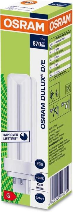 Image du produit Osram Dulux (G24q-1, 13 W, 870 lm, 1 x, A)