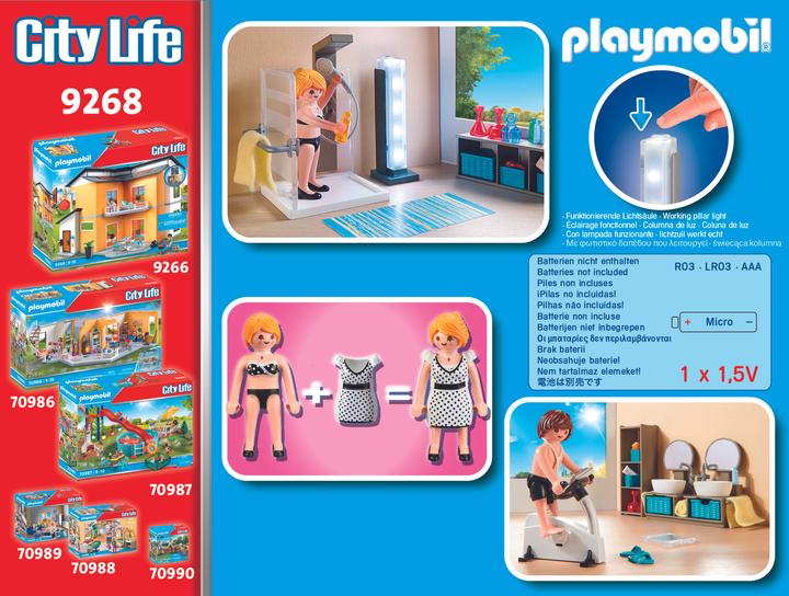 Produktbild Playmobil Badezimmer (9268, Playmobil City Life)