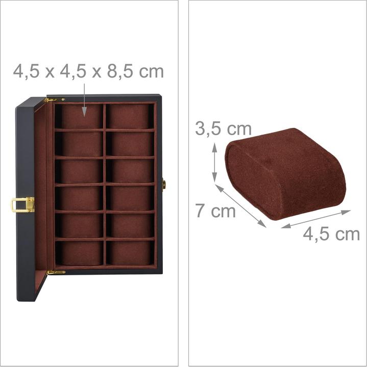 Immagine prodotto Relaxdays Scatola degli orologi