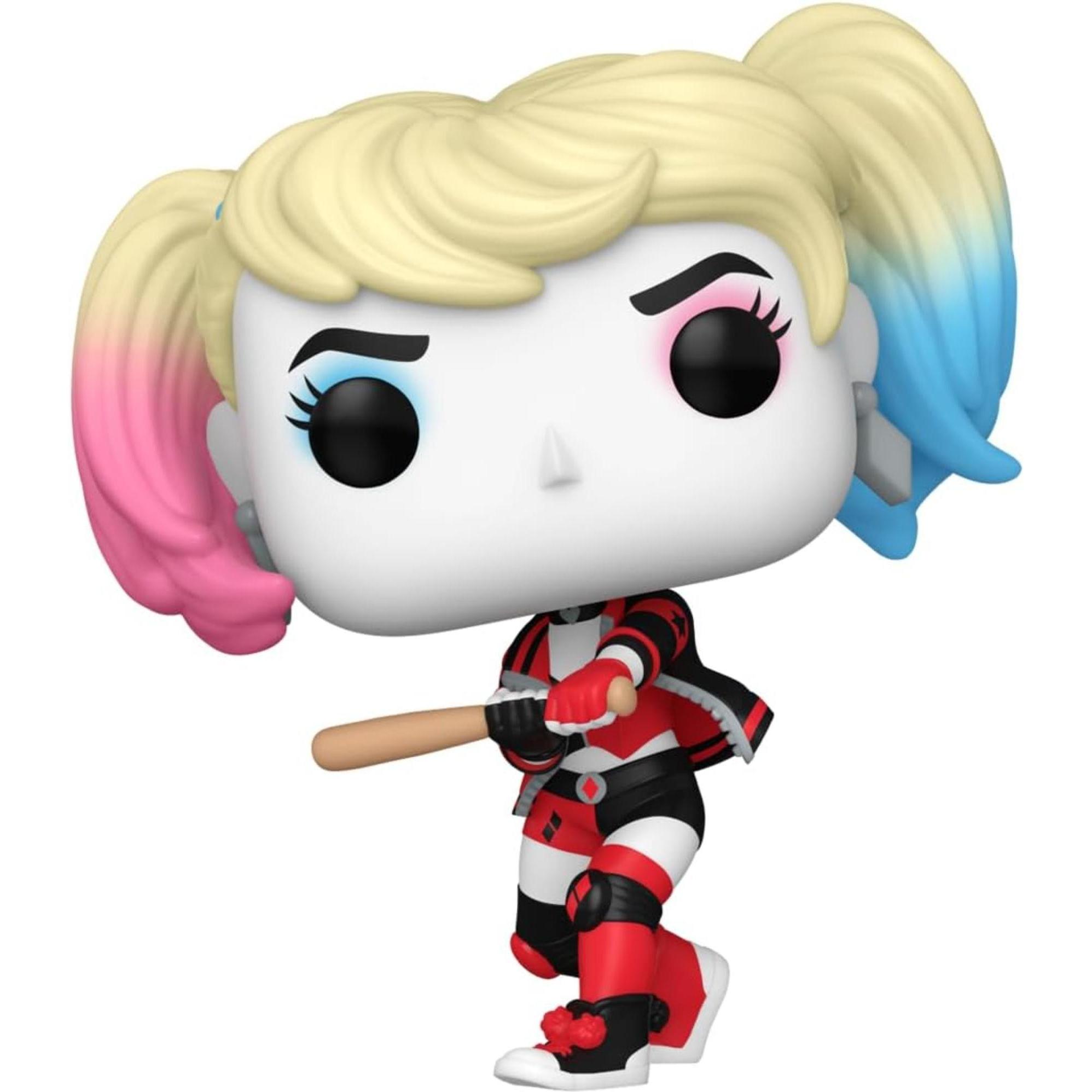 Funko DC Comics: Harley Quinn Takeover POP! Heroes Vinyl Figur Harley with Bat 9 cm