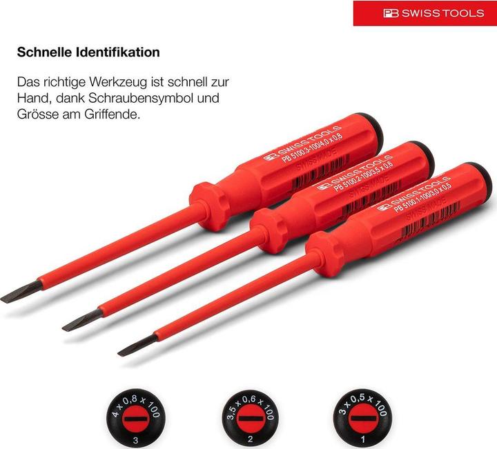 Actual product image PB Swiss Tools Screwdriver sets (Slotted screws)