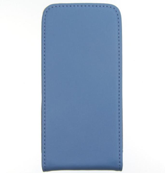Immagine prodotto OEM Custodia Flip sottile in pelle per iPhone 4/4s - blu (Apple iPhone 4, Apple iPhone 4s)