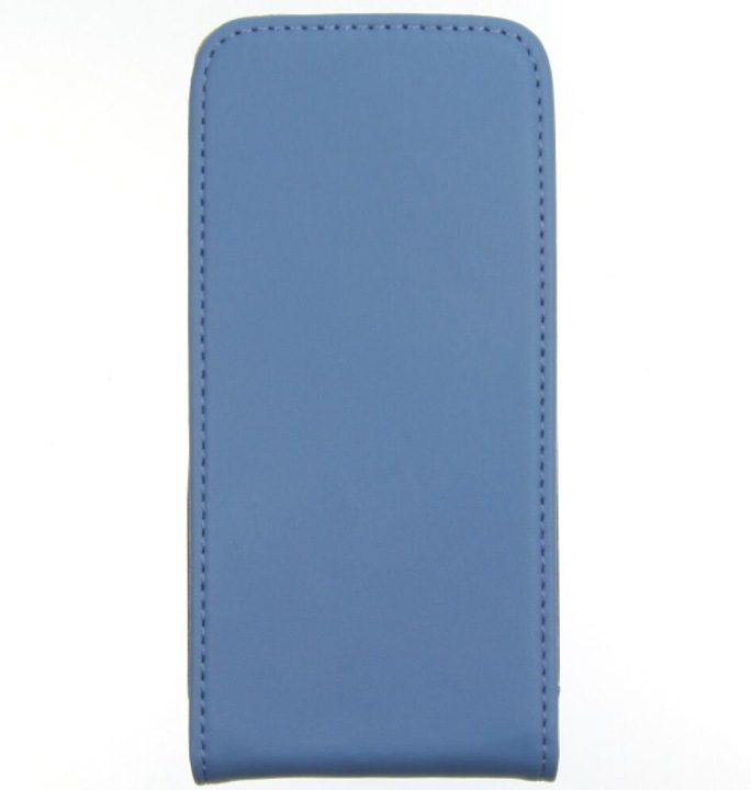 Image du produit OEM Étui à clapet en cuir fin pour iPhone 4/4s - bleu (Apple iPhone 4, Apple iPhone 4s)