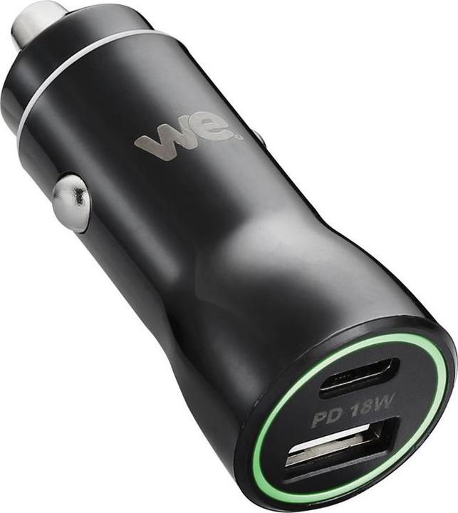 We-Vibe Chargeur allume-cigare WE - 2 ports USB (1 USB-A 5V/2,4A et 1 USB-C V/3A), Total (2 ports)