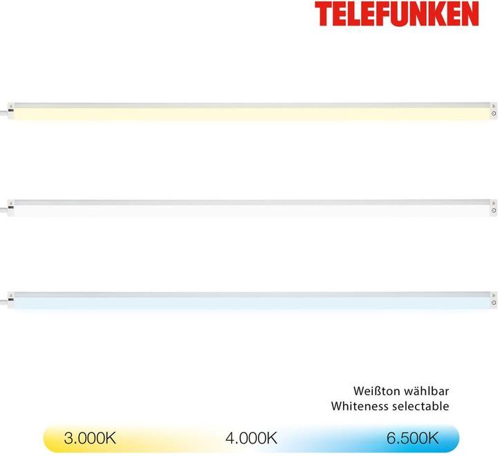 Produktbild Telefunken CCT LED Sensor Unterbauleuchte, weiss, 1xLED-Platine/7W (720 lm)