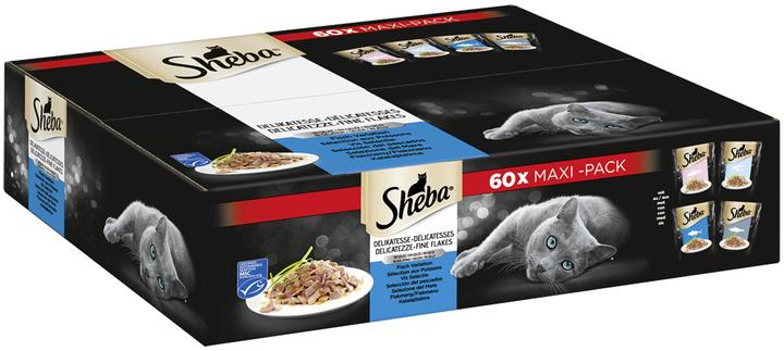 Produktbild Sheba Multipack Selection (Senior, Adult, 60 Stk., 5100 g)