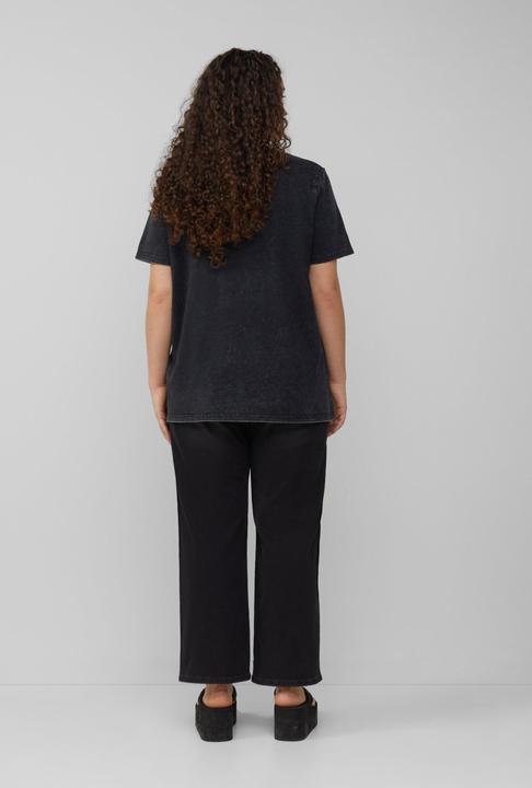 Produktbild S.Oliver T-Shirt Baumwollshirt mit Frontprint in gewaschener Optik (50)