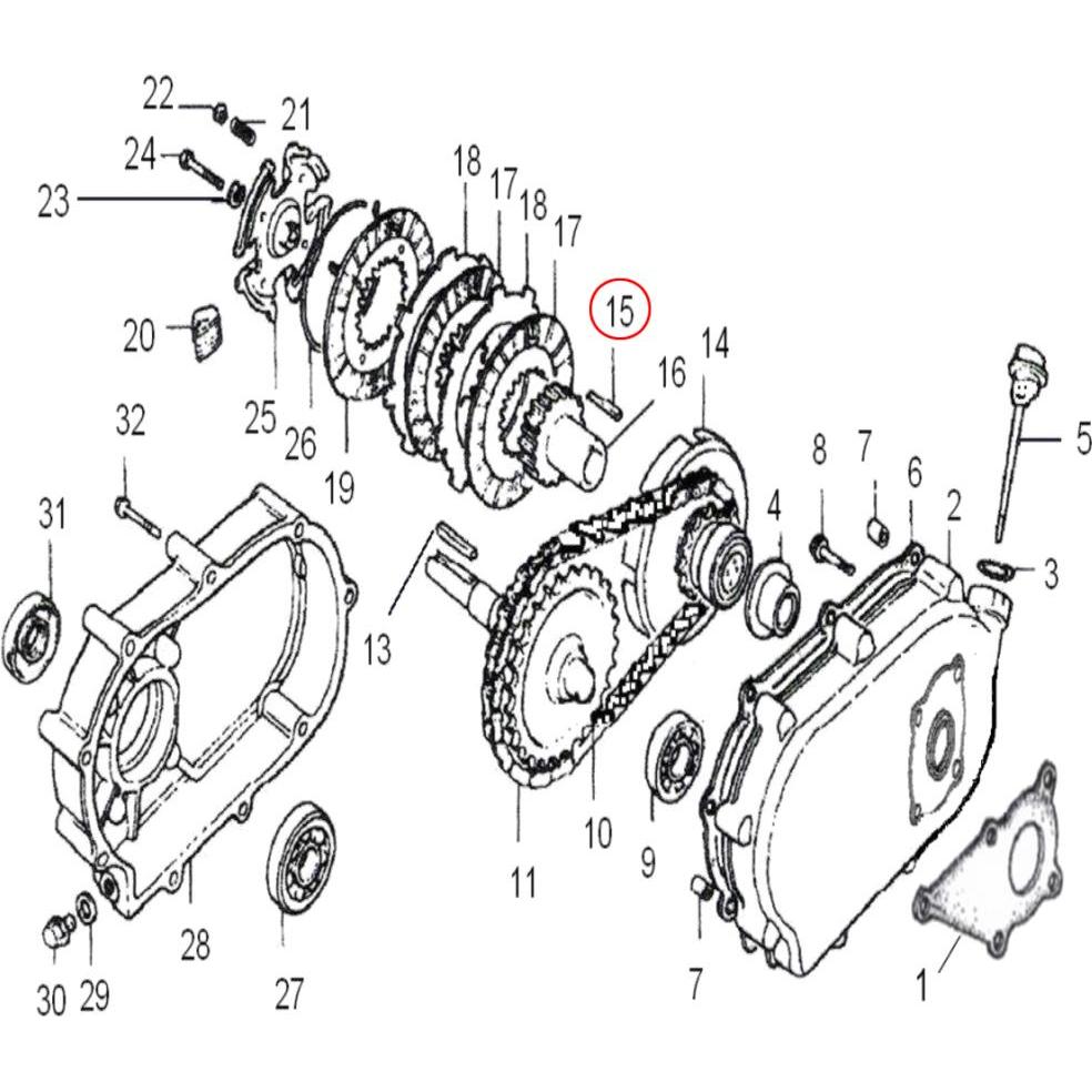 Thumbnail - Wiltec, Zubehör Gartenmaschinen, Benzinmotor Ersatzteil Passfeder 5 x 5 x 40 Kurbelwellen Motor Federpassnut