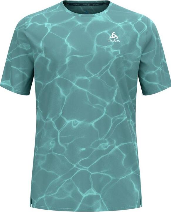 Produktbild Odlo T-shirt crew neck s/s ZEROWEIGHT CHILL-TEC PRINT (M)