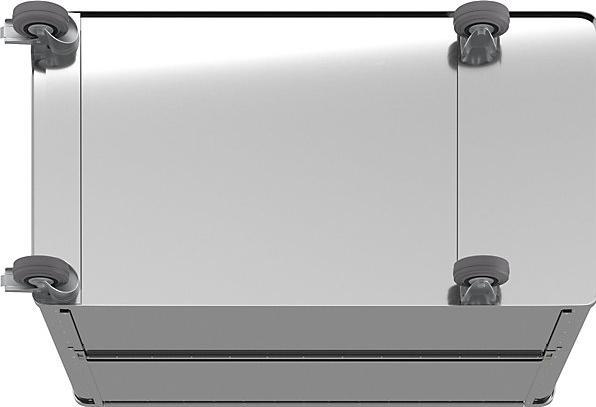 Produktbild Gmöhling Alu-Kastenwagen, absenkbare Seitenwand (250 kg)