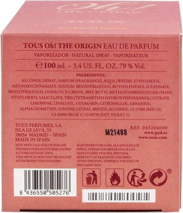 Produktbild Tous Oh The Origin by (Eau de Parfum, 100 ml)