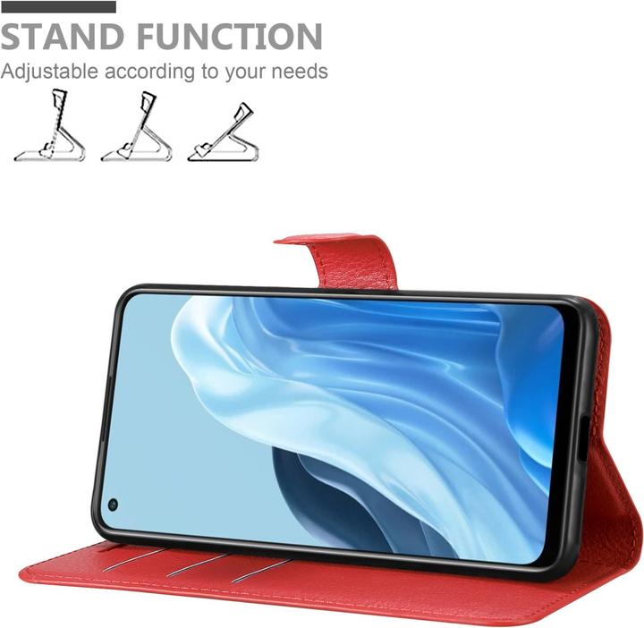 Produktbild Cadorabo Book Stand Hülle für Oppo FIND X5 LITE / Reno7 5G (Oppo Find X5 Lite, OPPO Reno7 Z 5G)