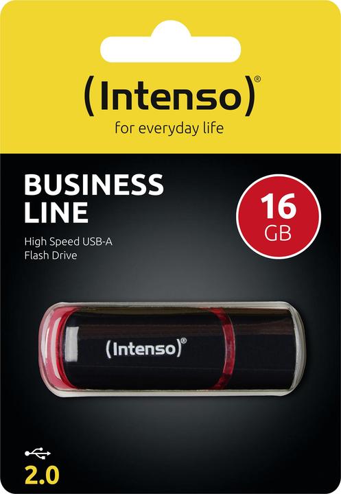 Image du produit Intenso USB-Drive 2.0 16GB Business Line (16 Go, USB-A)