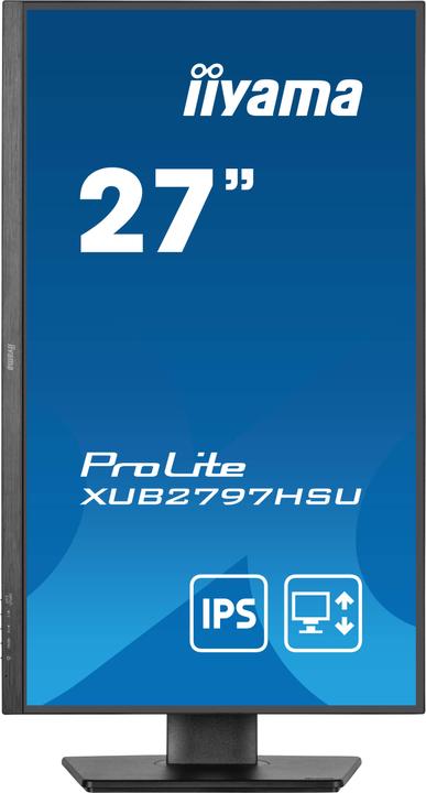 Produktbild iiyama 68.5cm (27") XUB2797HSU-B2 16:9 HDMI+DP+2xUSB IPS (1920 x 1080 Pixel, 27")