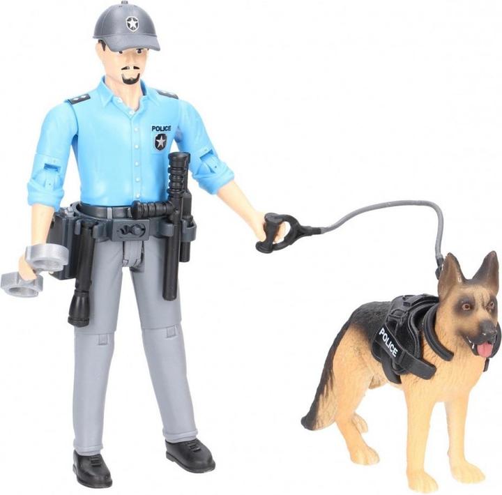 Image du produit Bruder Bworld Policier avec chien