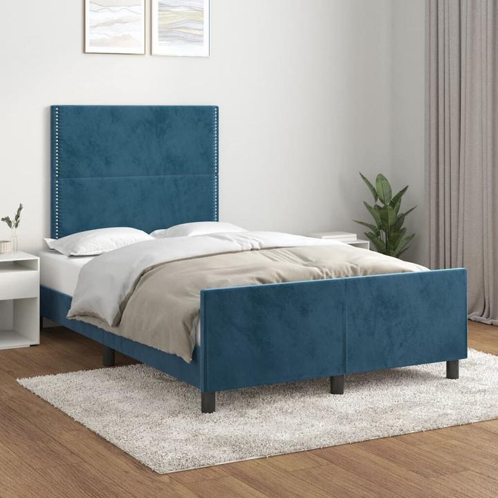 Image du produit vidaXL Bettgestell mit Kopfteil (120 x 200 cm)